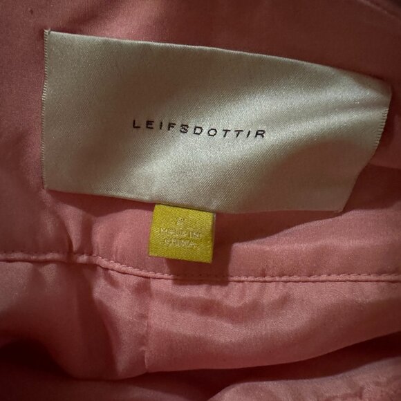 Leifsdottir Pink Flower embellished Skirt Size 2 - Picture 3 of 11